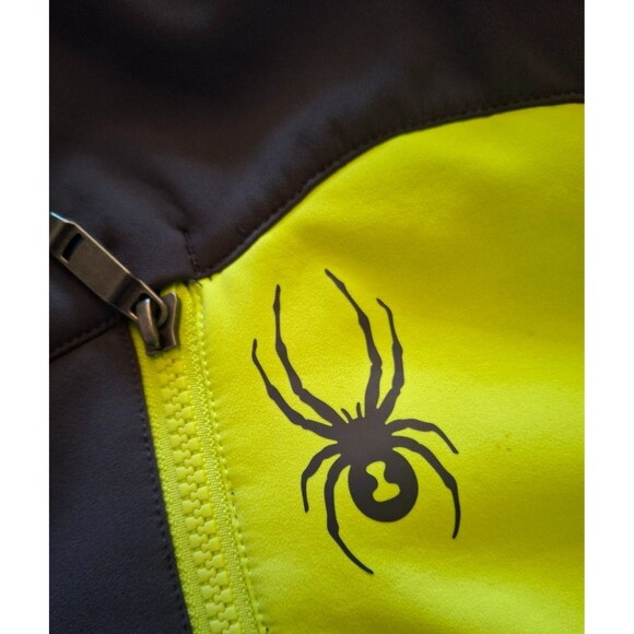 Spyder Grey and Yellow Mens Large Warm Ski Jacket Excellent Condition, L - Picture 5 of 8